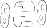 rotary lobe pump wear plate and liner